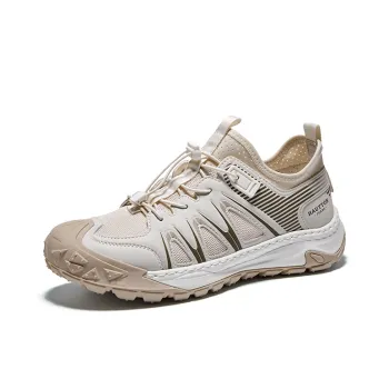 Hautton Jeans Low Top Mountaineering & Hiking Shoes Men's Khaki