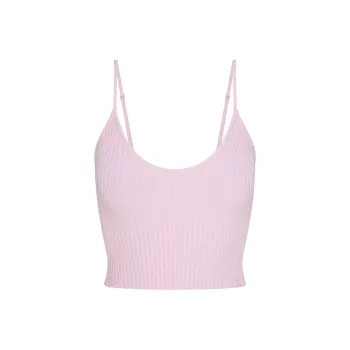 SKIMS FW24 Winter Warmth Collection Sweater Knit Cami Camisole Women's BABY PINK/Light Pink