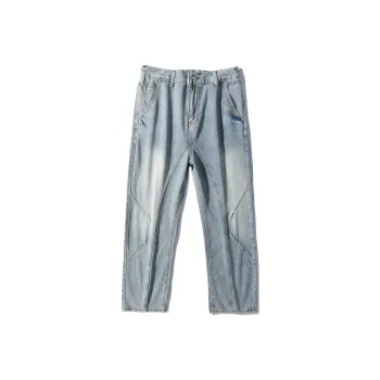 CELUCASN Jeans Unisex Light Blue