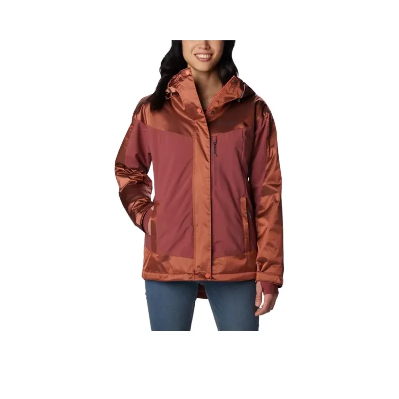 Columbia Point Park™ Jackets Coats Women's Pale Peach Luster/Beet Color-0