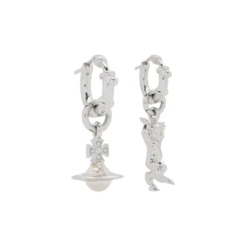 Vivienne Westwood Pearl Earrings Women's Silver