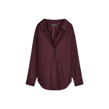 ZARA ZW Series Shirt Women's Burgundy