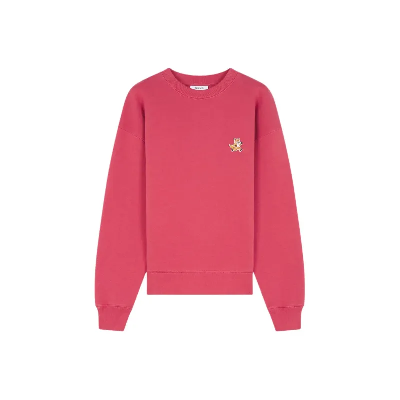 Maison Kitsune Speedy Fox Patch Crewneck Sweatshirt-0