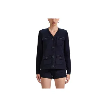 Self portrait SS23 Jackets Women's Navy Blue