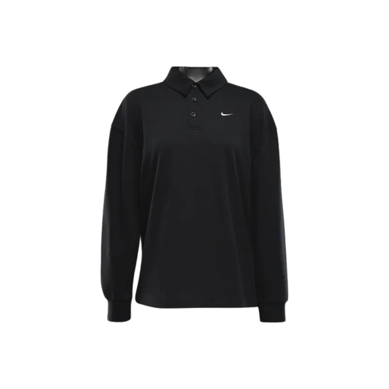 Nike Sportswear Essential Women's Oversized Long Sleeve Polo-0