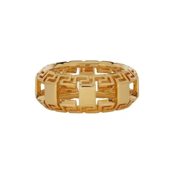 VERSACE Metal Rings Unisex Gold