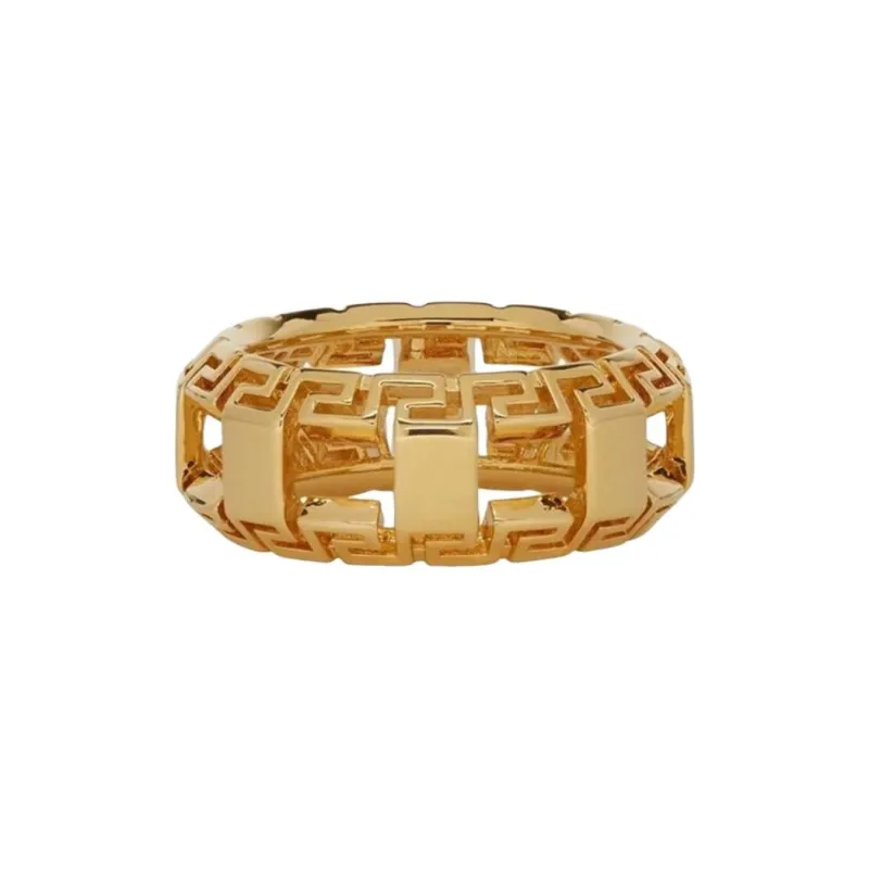 VERSACE Metal Rings Unisex Gold-0