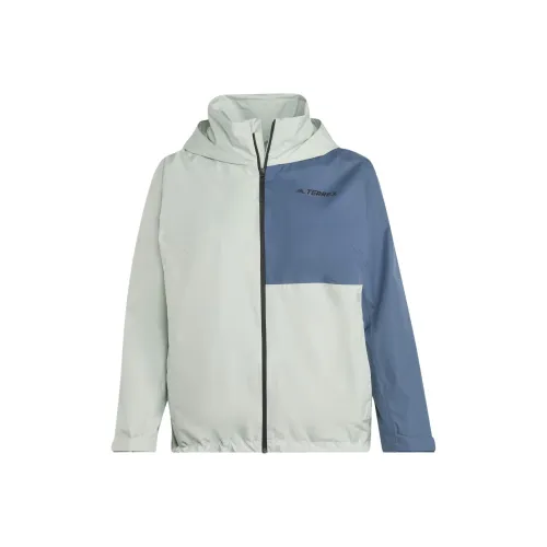 Adidas TERREX MULTI RAIN.RDY didnt jackets Coats Women's Linen Green/Magic Steel