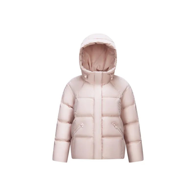SEM/R Relaxed Oversized Hooded Down Jacket Mid Length Women's-19