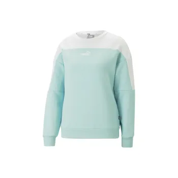 PUMA Sweat À Col Rond Around The Block Femme Sweatshirt Women's Light Water
