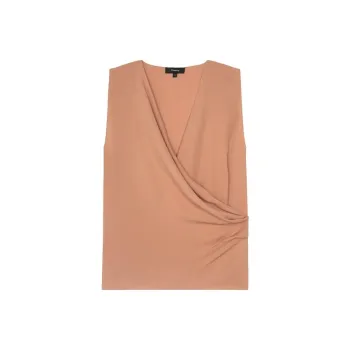 THEORY Shirt Women's Orange Gray