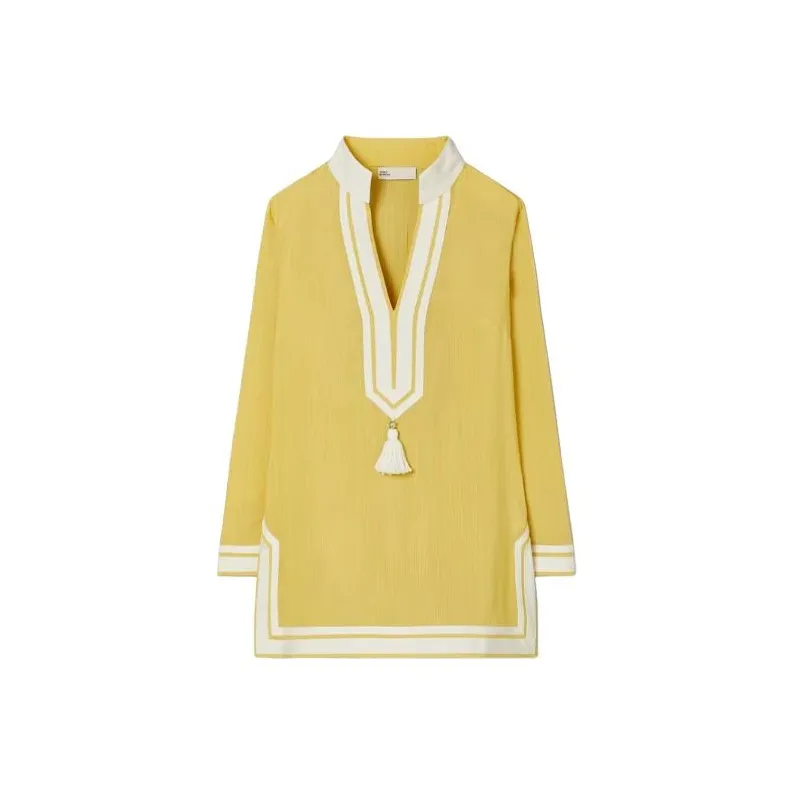 TORY BURCH Long sleeve Tunic Minidress-0