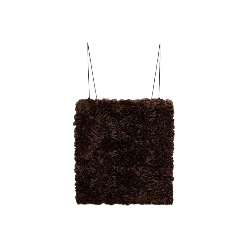 ZARA Camisoles Women's Brown-0