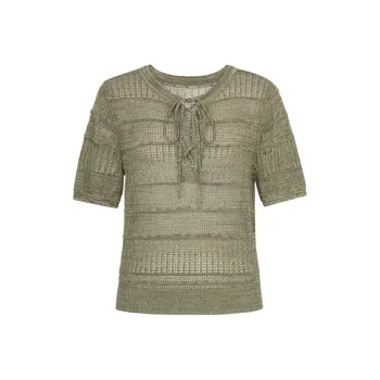 XG Knitwear Women's Gray Green