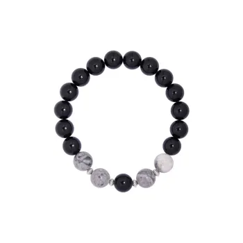 Red All Year Round Obsidian Bracelets Men's