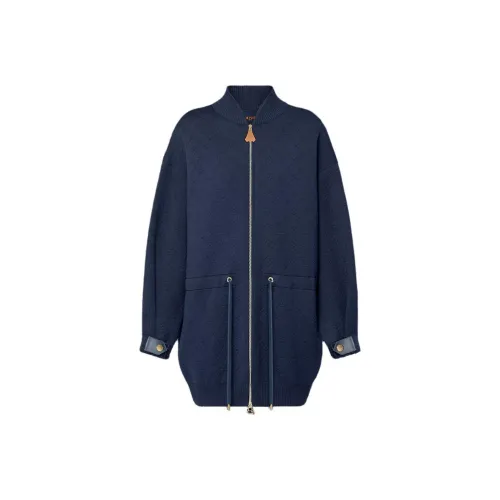 LOUIS VUITTON Embossed Monogram Bomber Coat