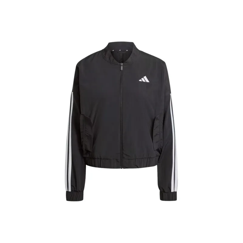 Adidas Free Shipping With AdiClub Essentials 3 Stripes Lifestyle Woven Bomber Jacket-0