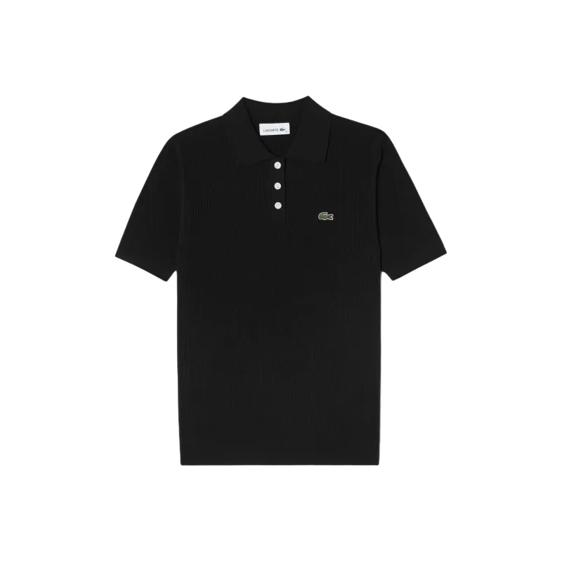 LACOSTE Polo Shirt Women's Black-0