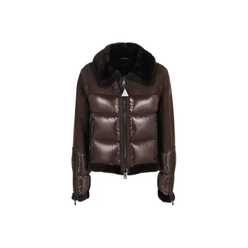 Moncler Down Jackets Women's Brown