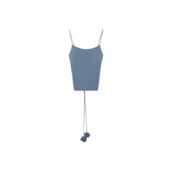BY MALENE BIRGER COPENHAGEN MBC Camisole Women's Light Gray Blue