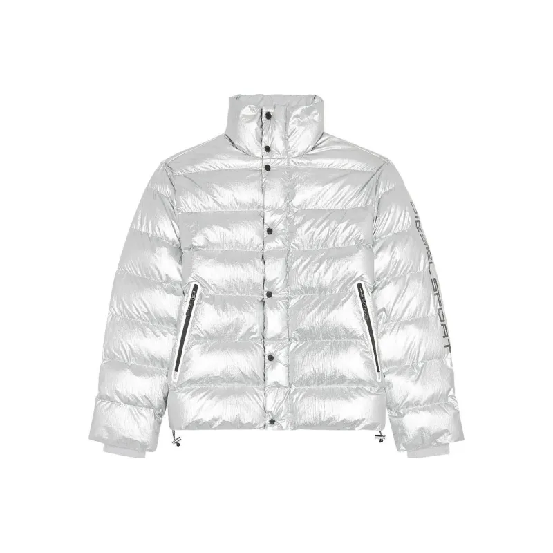 DIESEL Jackets Women's Silver-0