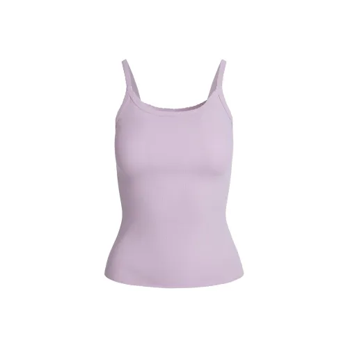 SKIMS SS25 DROP NEEDLE POINTELLE LONG CAMI Camisole Women's WISTERIA/Wisteria Purple