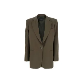 THE ANDAMANE Oversize Buttoned Blazer