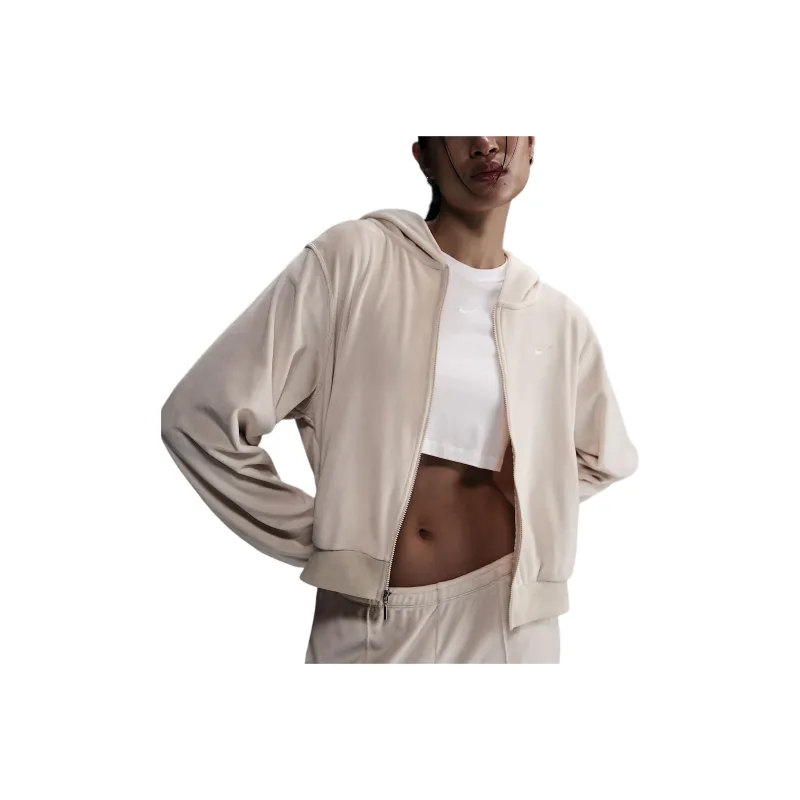 Nike Sportswear Chill Knit Women's Loose Velour Full Zip Hoodie-0
