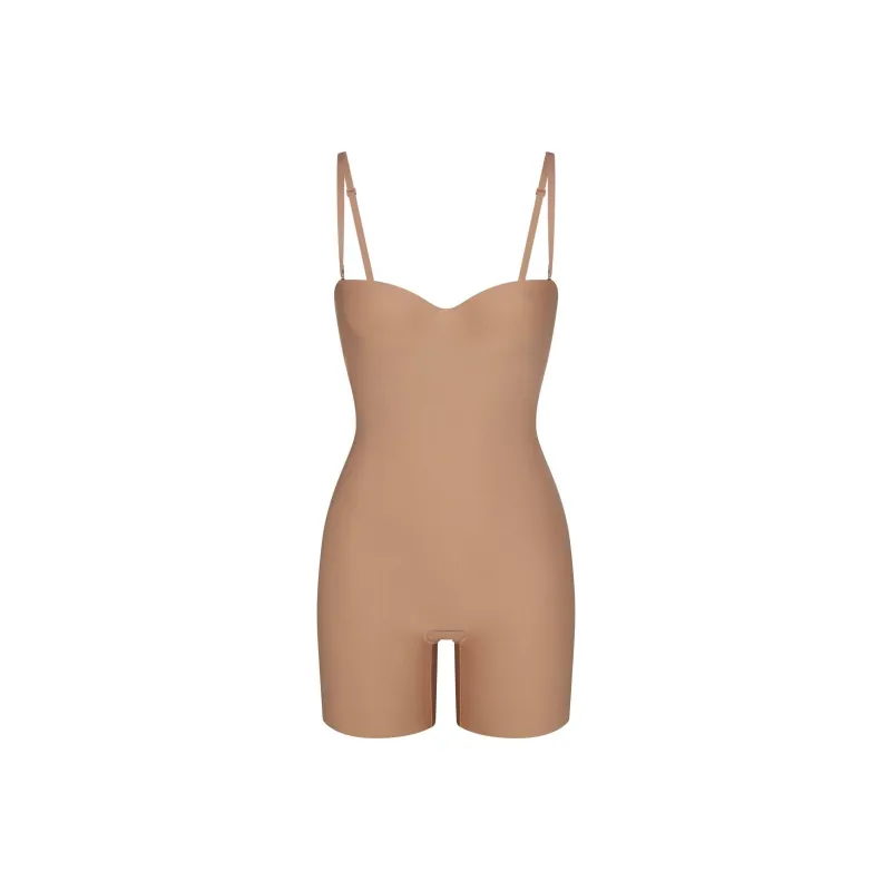 SKIMS UNDERWIRE MID THIGH BODYSUIT Bodysuits Women's SIENNA/Ochre-0