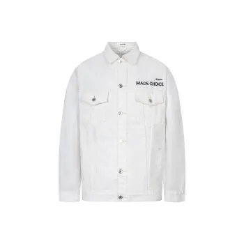 DanerWang Jackets Unisex White