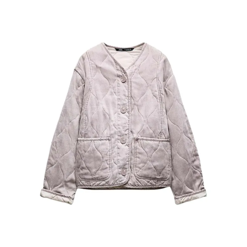ZARA Jackets & Coats Women's Light Purple Red-0