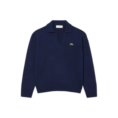 LACOSTE Cashmere Sweater Women's Marine Blue