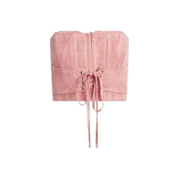 GUESS Strapless Top Women's Pink