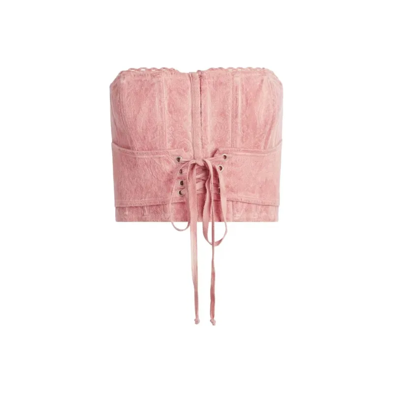 GUESS Strapless Top Women's Pink-0