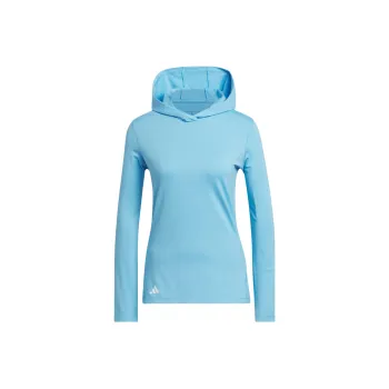 Adidas Performance Golf Hoodie Sweatshirt Women's Half Blue