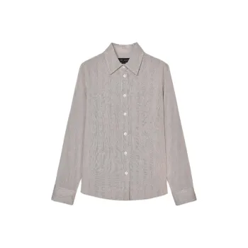 ZARA ZW Series Shirt Women's Beige Brown