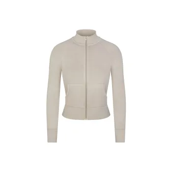 SKIMS OUTDOOR TRACK JACKET Jackets & Coats Women's STONE/Stone Color