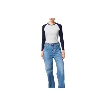 UNIQLO Raglan Sleeve T Shirt Women's Navy Blue