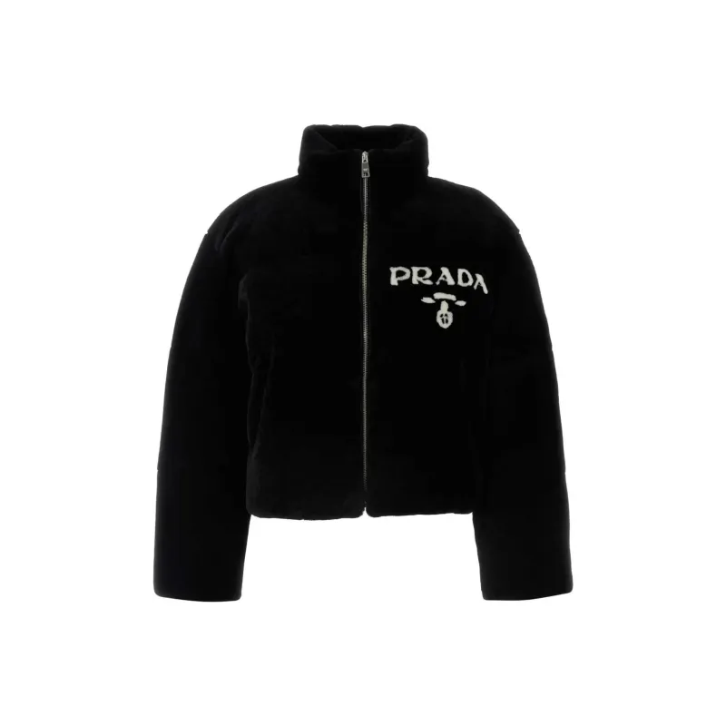 PRADA Jackets Coats Women's Black-0