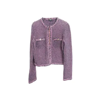 CHANEL 1986 1988 Tweed Cardigan