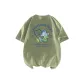 [100% cotton]Palm Green (Tf Puzzle Oil Paintings Chest Logo _Tf Puzzle Oil Paintings Back Logo)