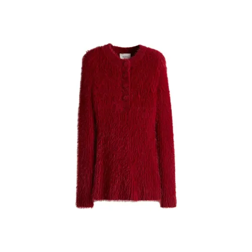 H&M Knitwear Women's Deep Red