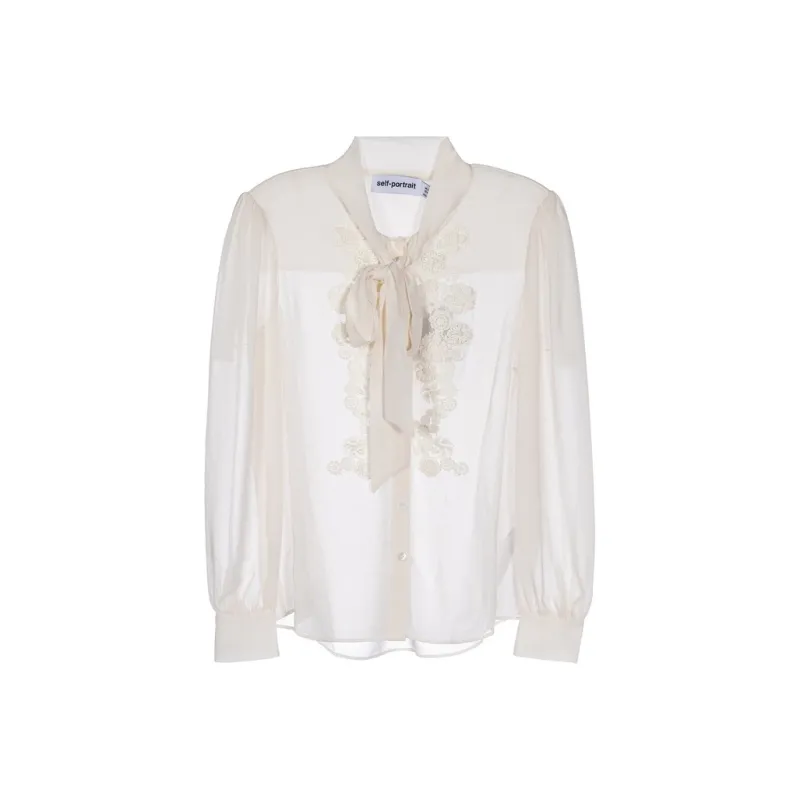 Self portrait FW24 Shirt Women's White-0