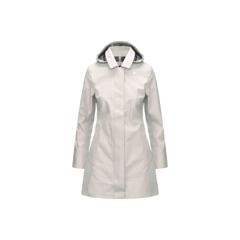 K WAY Jackets & Coats Women's White-0