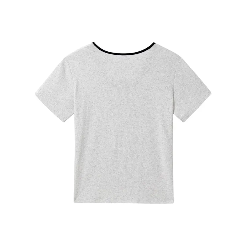  CHOCOOLATE T Shirt Women's GYL/White Gray-1