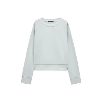 ZARA Sweatshirt Women's Light Blue