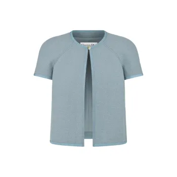 DIOR FW24 Jackets Coats Women's Light Blue