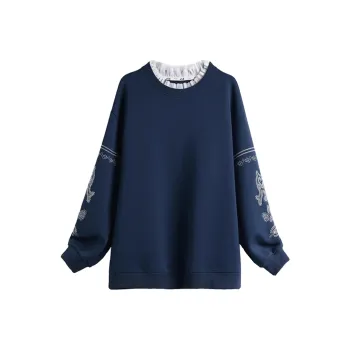 Mapping Sweatshirt Women's Navy Blue