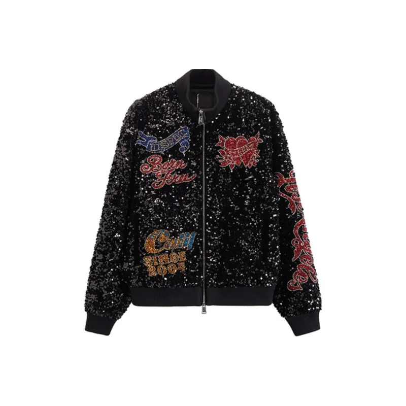 Ed Hardy FW24 Sweatshirt Women's Black-0