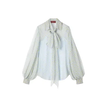 GUCCI Printed Chiffon Shirt